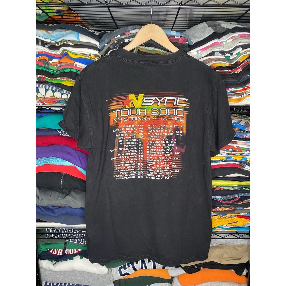 Y2k Nsync No Strings Attached Tour 2000 Men's Lar… - image 3